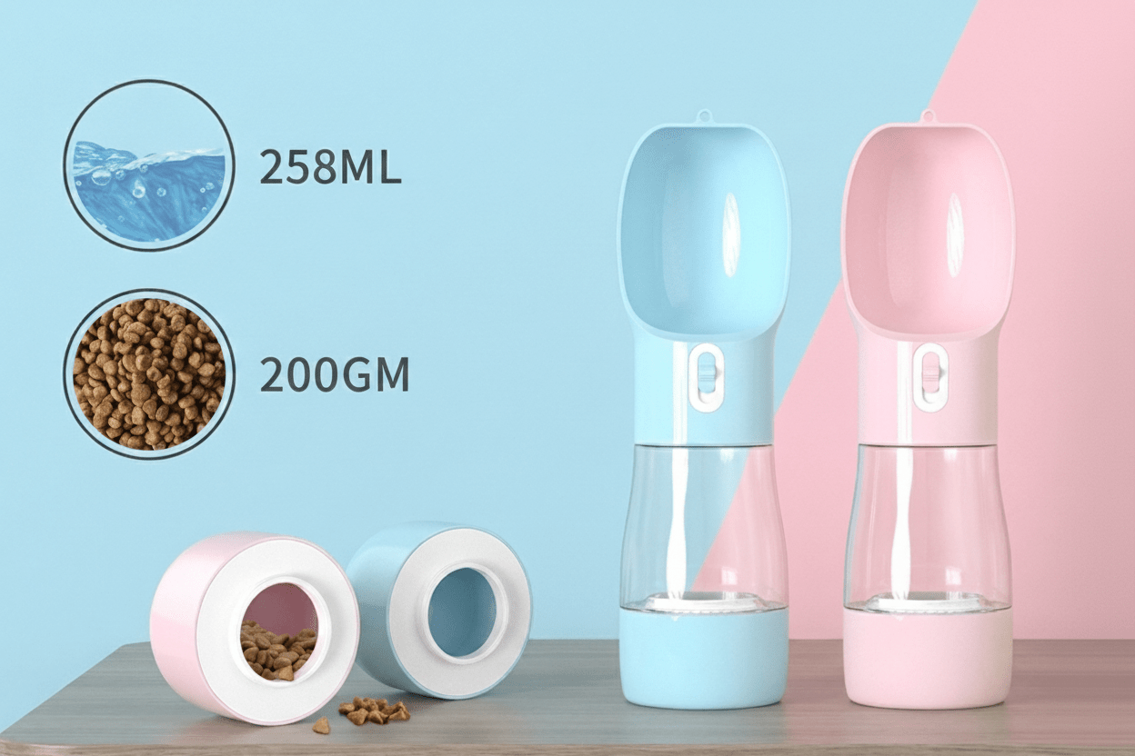 Fetch Water Bottle & Food Dispenser